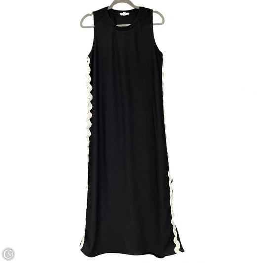 Dress Casual Midi By Entro In Black & Brown, Size: L