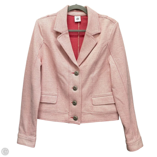 Blazer By Cabi In Red & White, Size: L