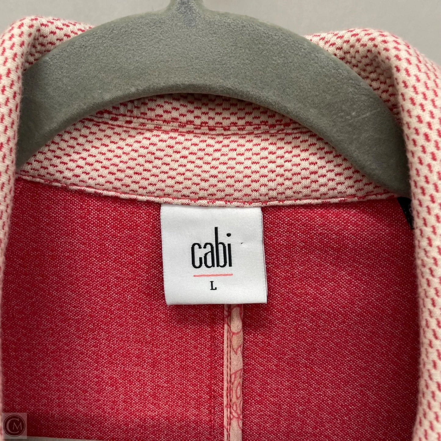 Blazer By Cabi In Red & White, Size: L