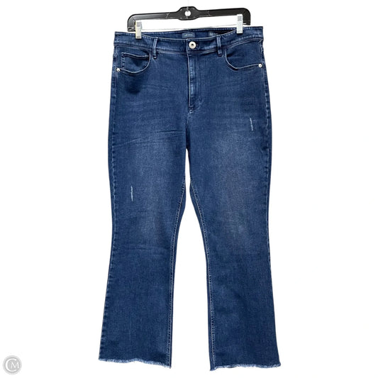Jeans Flared By J. Jill In Blue Denim, Size: 12