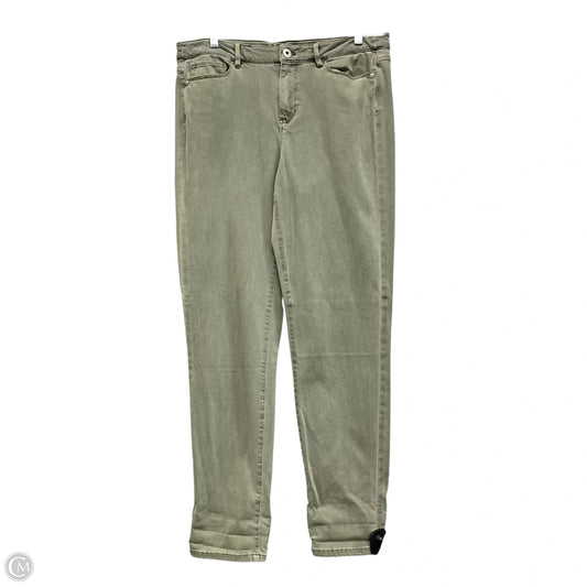 Jeans Boyfriend By J. Jill In Green, Size: 12