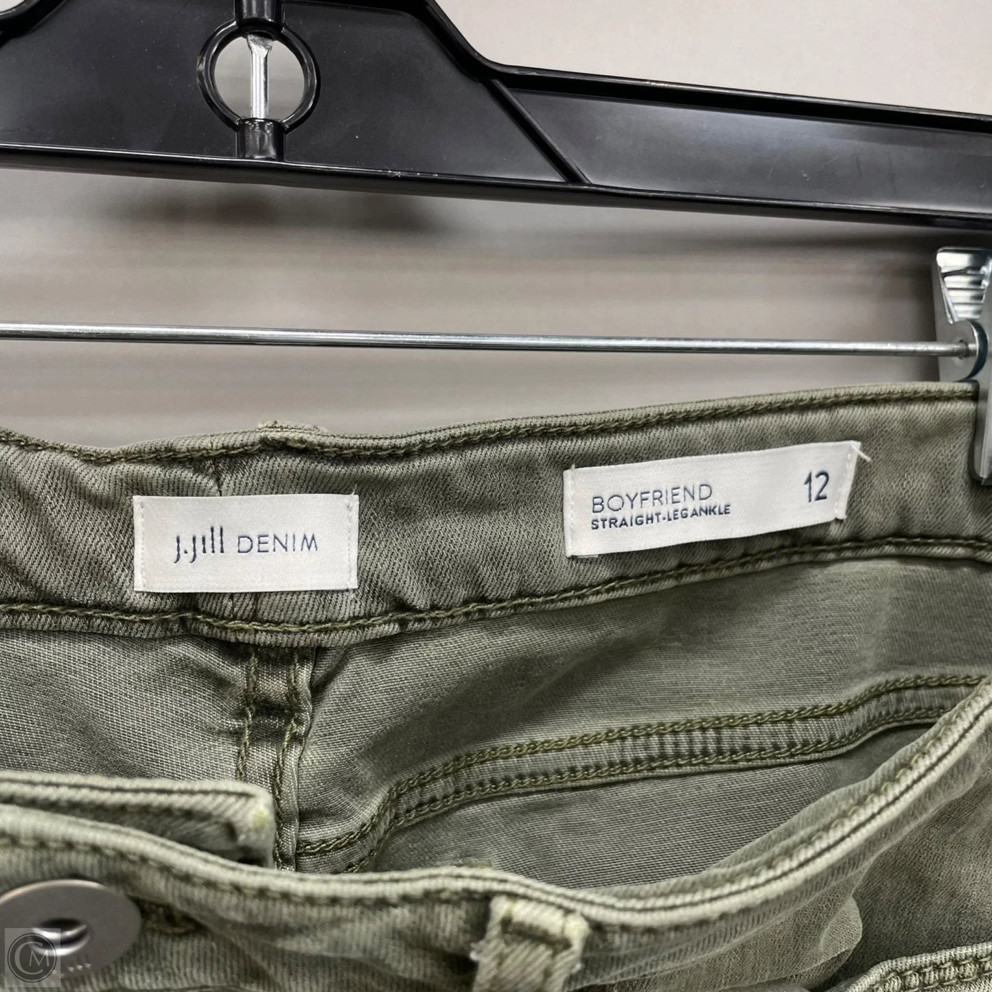 Jeans Boyfriend By J. Jill In Green, Size: 12