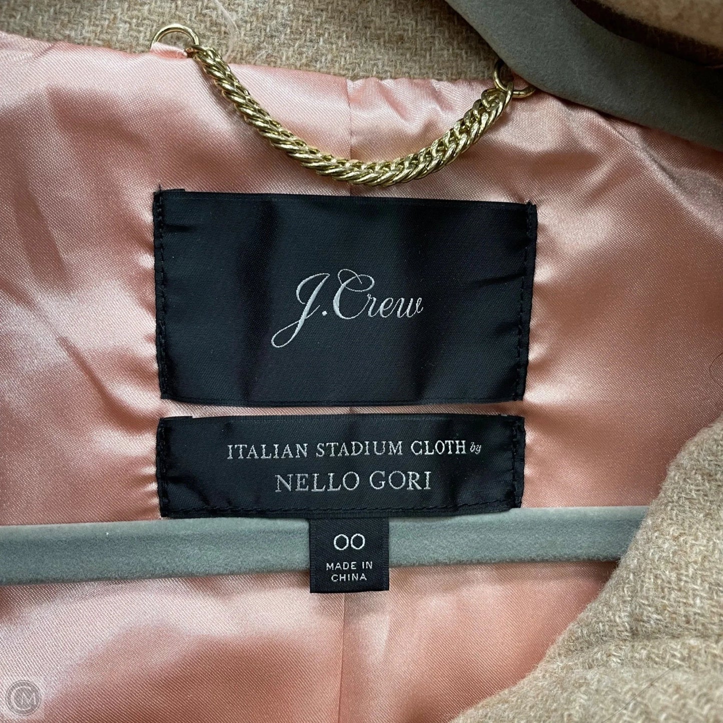 Coat Wool By J. Crew In Beige, Size: 0