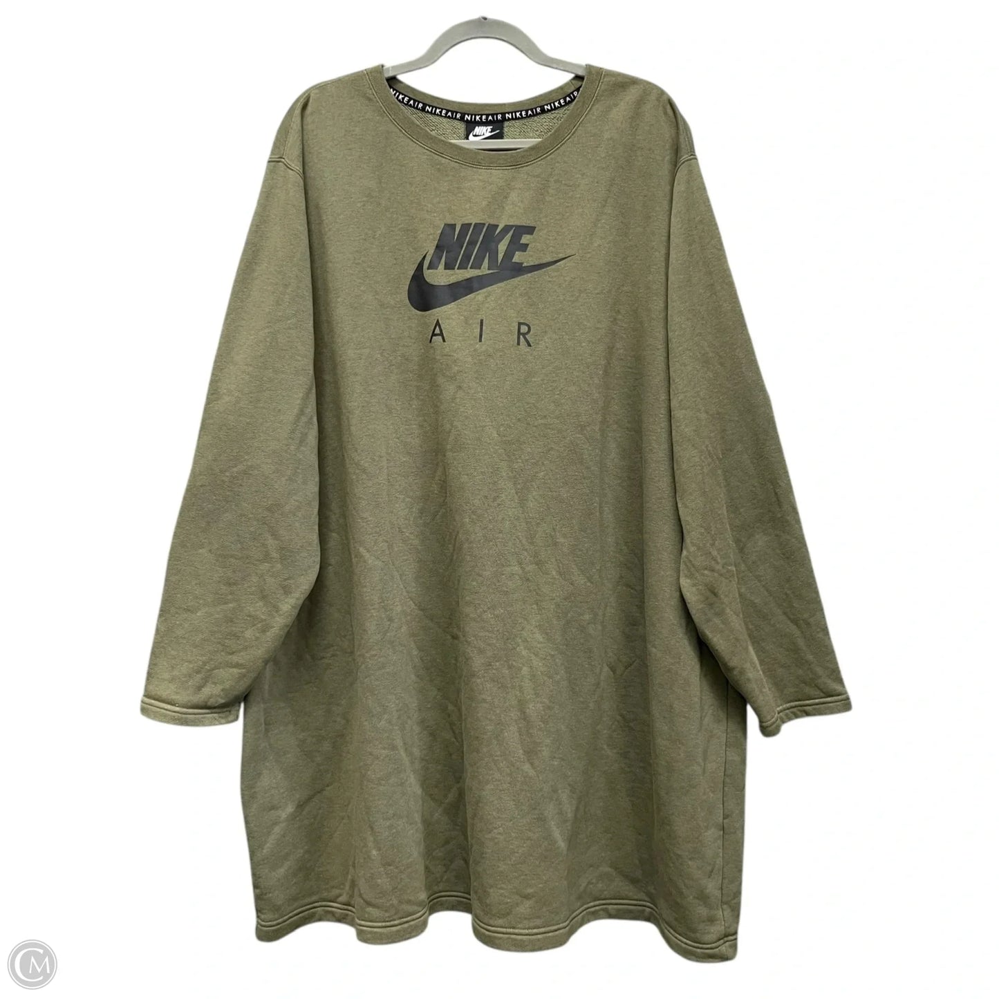 Sweater By Nike In Green, Size: 3x