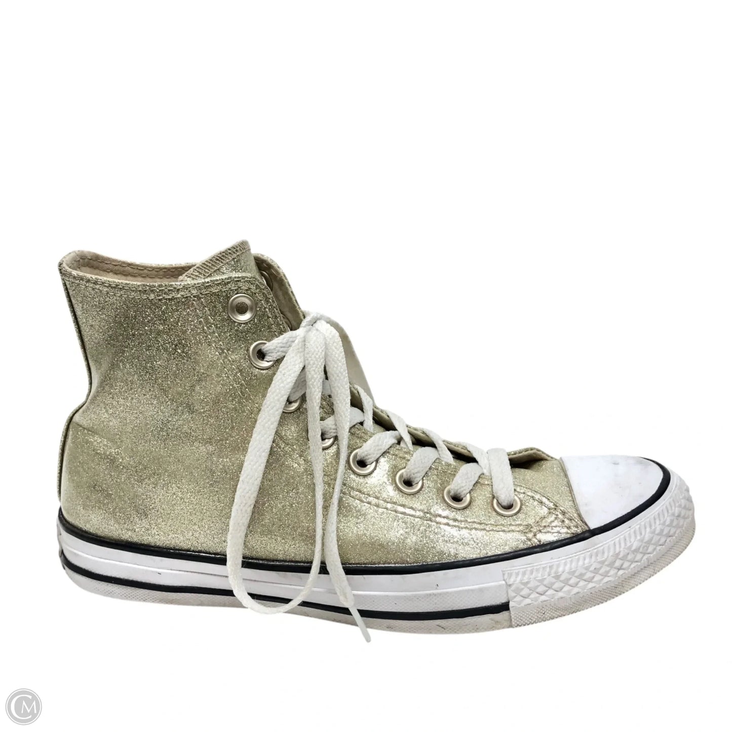 Shoes Sneakers By Converse In Gold, Size: 9
