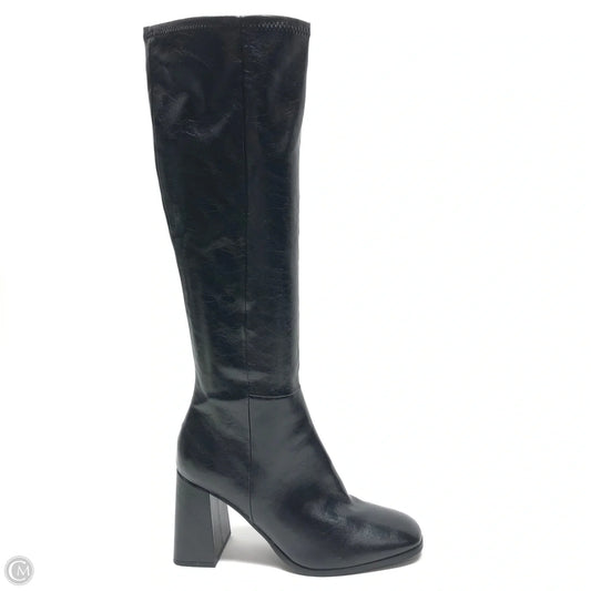 Boots Knee Heels By Steve Madden In Black, Size: 8