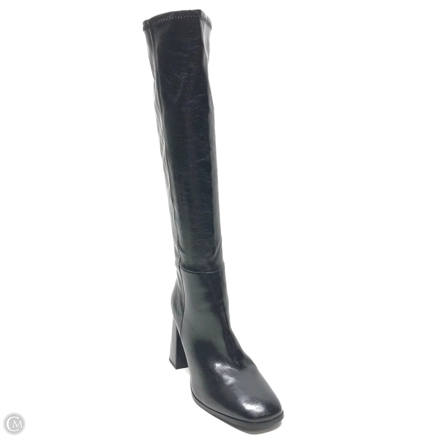 Boots Knee Heels By Steve Madden In Black, Size: 8