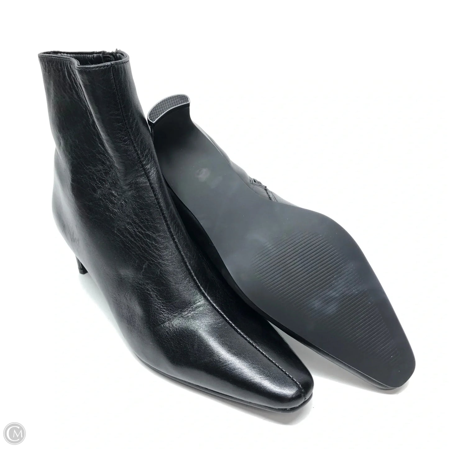 Boots Ankle Heels By Steve Madden In Black, Size: 7.5
