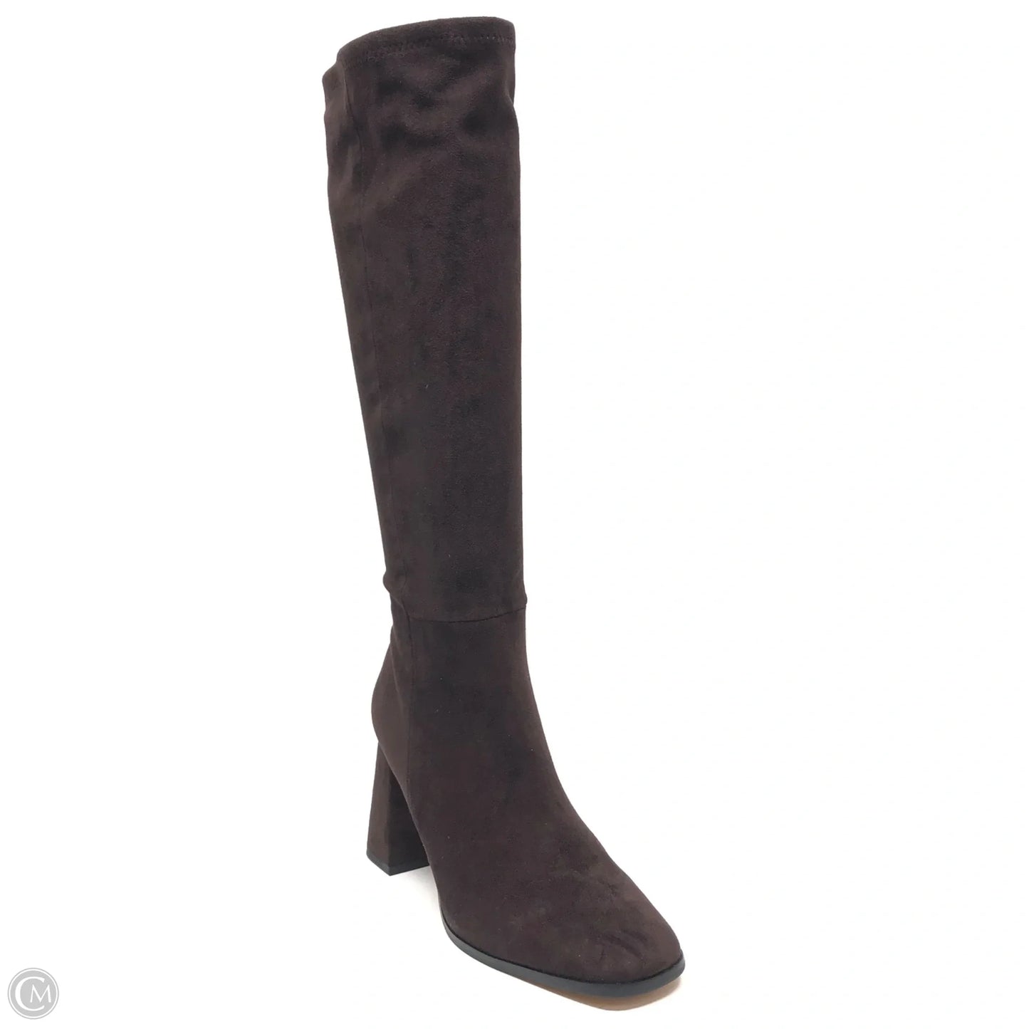 Boots Knee Heels By Steve Madden In Brown, Size: 7