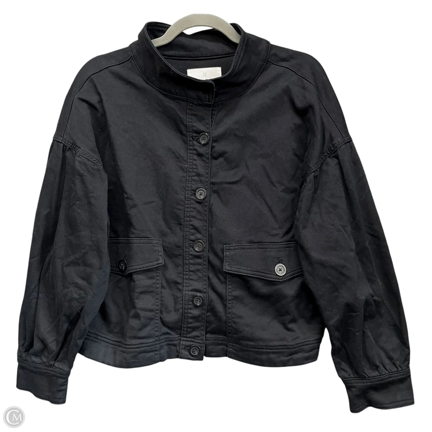 Jacket Shirt By Caslon In Black, Size: S