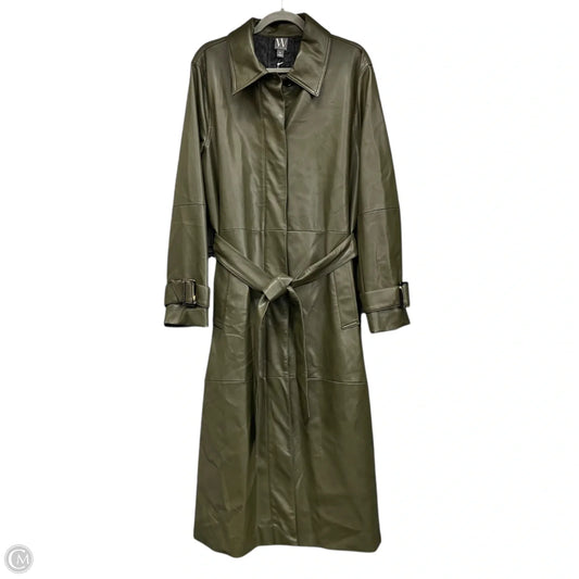 Coat Trench Coat By Worthington In Green, Size: Xl