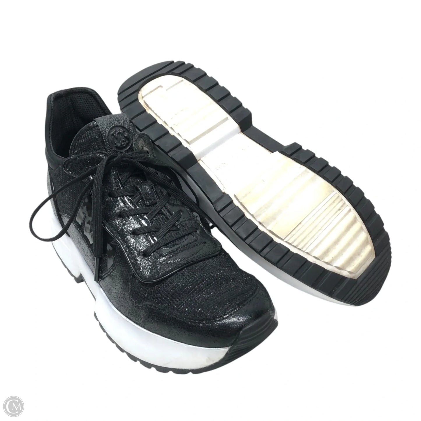 Shoes Sneakers Platform By Michael By Michael Kors In Black & White, Size: 10