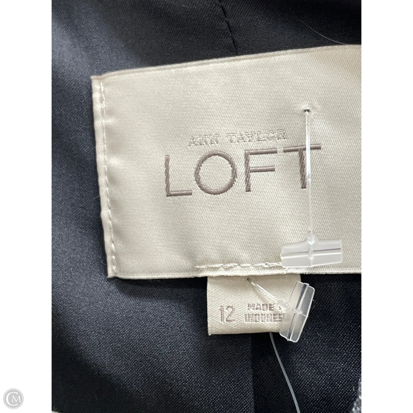 Blazer By Loft In Grey, Size: 12