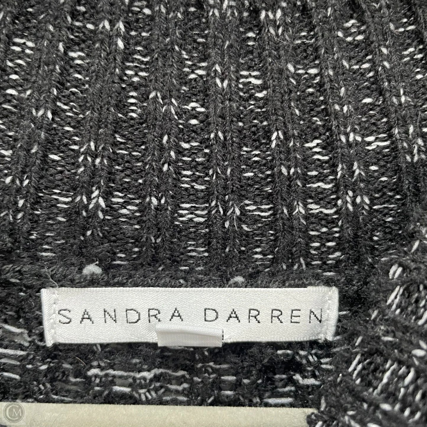 Dress Sweater By Sandra Darren In Black, Size: S