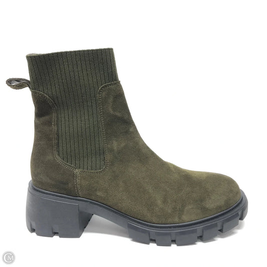 Boots Ankle Heels By Steve Madden In Green, Size: 9