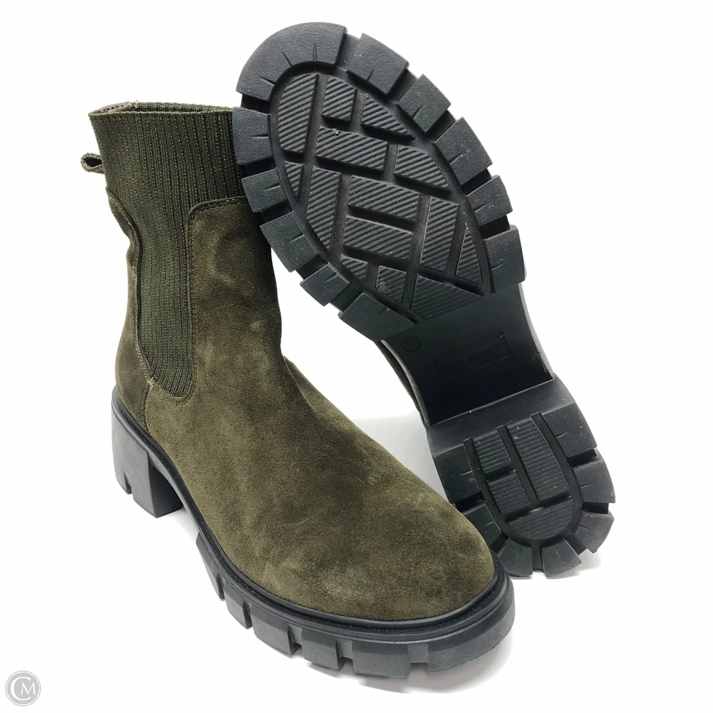 Boots Ankle Heels By Steve Madden In Green, Size: 9