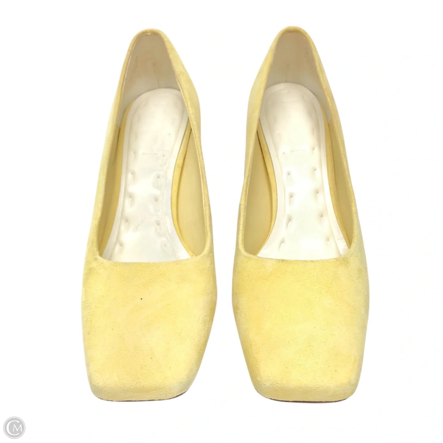 Shoes Heels Block By Franco Sarto In Yellow, Size: 7