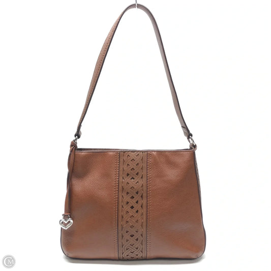 Handbag Leather By Brighton, Size: Medium