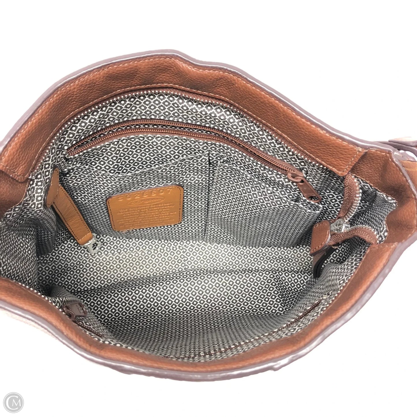 Handbag Leather By Brighton, Size: Medium