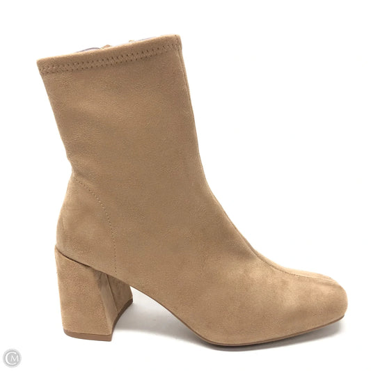 Boots Ankle Heels By A New Day In Beige, Size: 6
