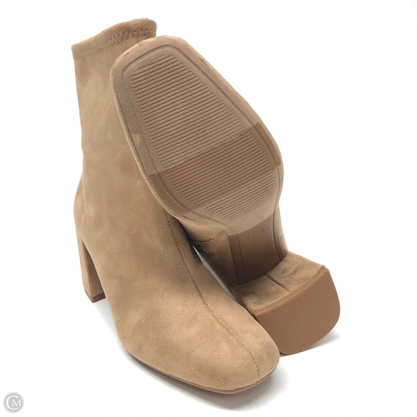 Boots Ankle Heels By A New Day In Beige, Size: 6
