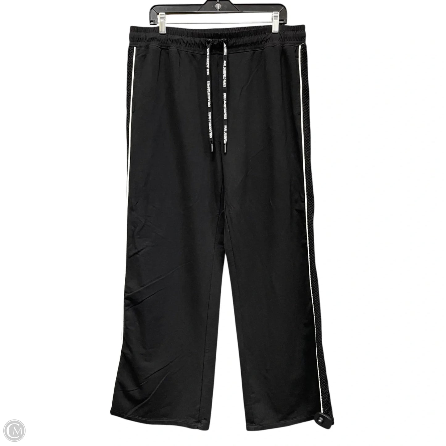 Pants Designer By Karl Lagerfeld In Black, Size: L