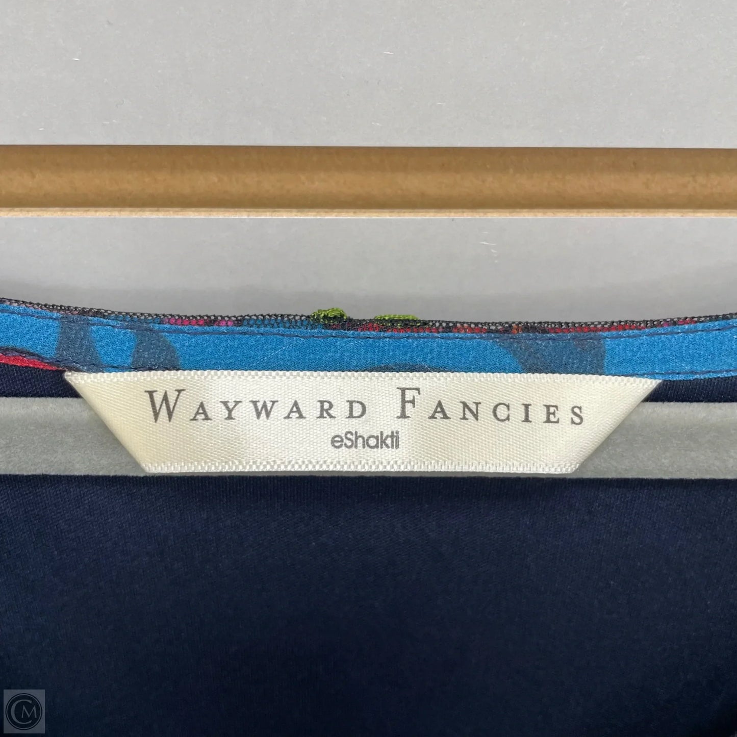 Dress Casual Midi By Cmc In Black & Blue, Size: M