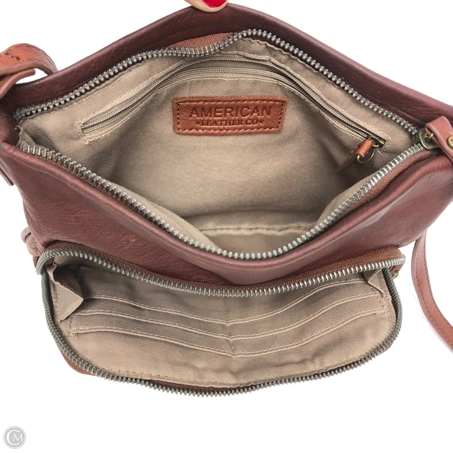 Crossbody Leather By Cmc, Size: Small