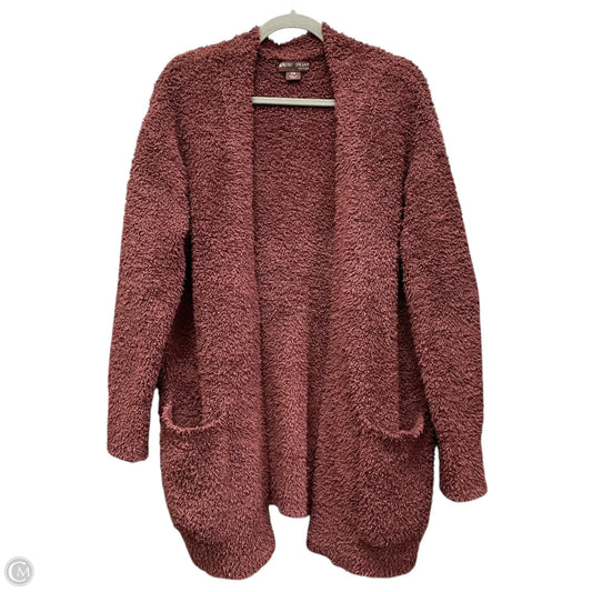 Sweater Cardigan By Barefoot Dreams In Purple, Size: M