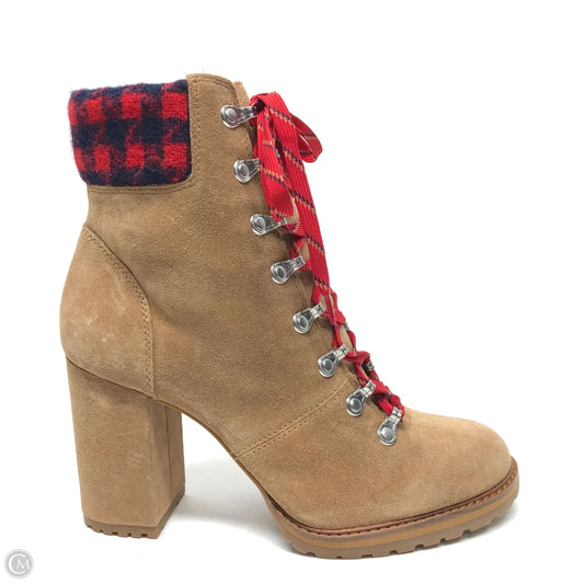 Boots Ankle Heels By Gianni Bini In Brown, Size: 10