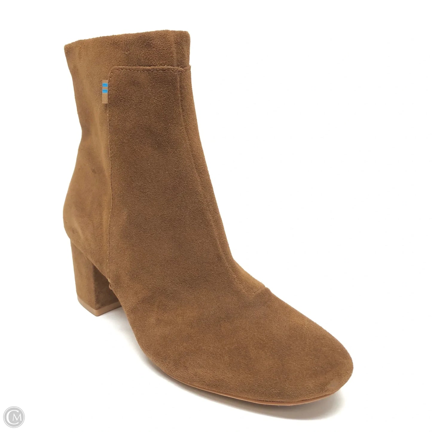 Boots Ankle Heels By Toms In Brown, Size: 9