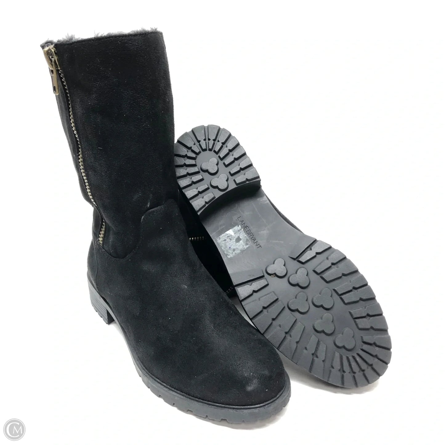 Boots Ankle Heels By Lane Bryant In Black, Size: 9.5