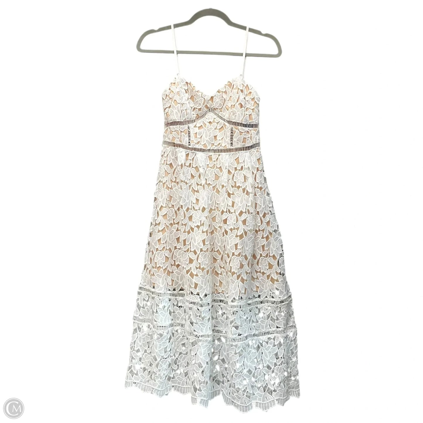 Dress Party Short By Lulus In Cream & White, Size: S