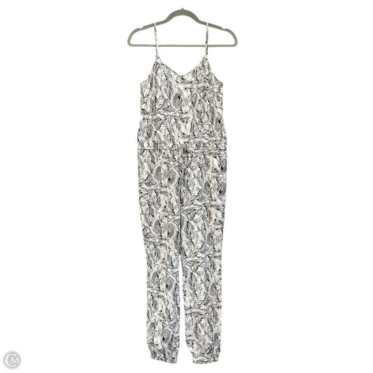 Jumpsuit By Banana Republic In Black & Cream, Size: 0