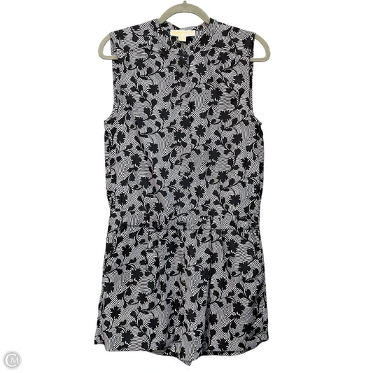 Romper By Michael By Michael Kors In Black & White, Size: M