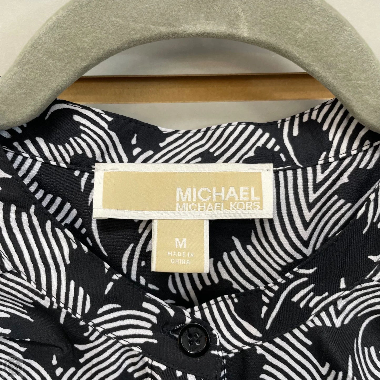 Romper By Michael By Michael Kors In Black & White, Size: M