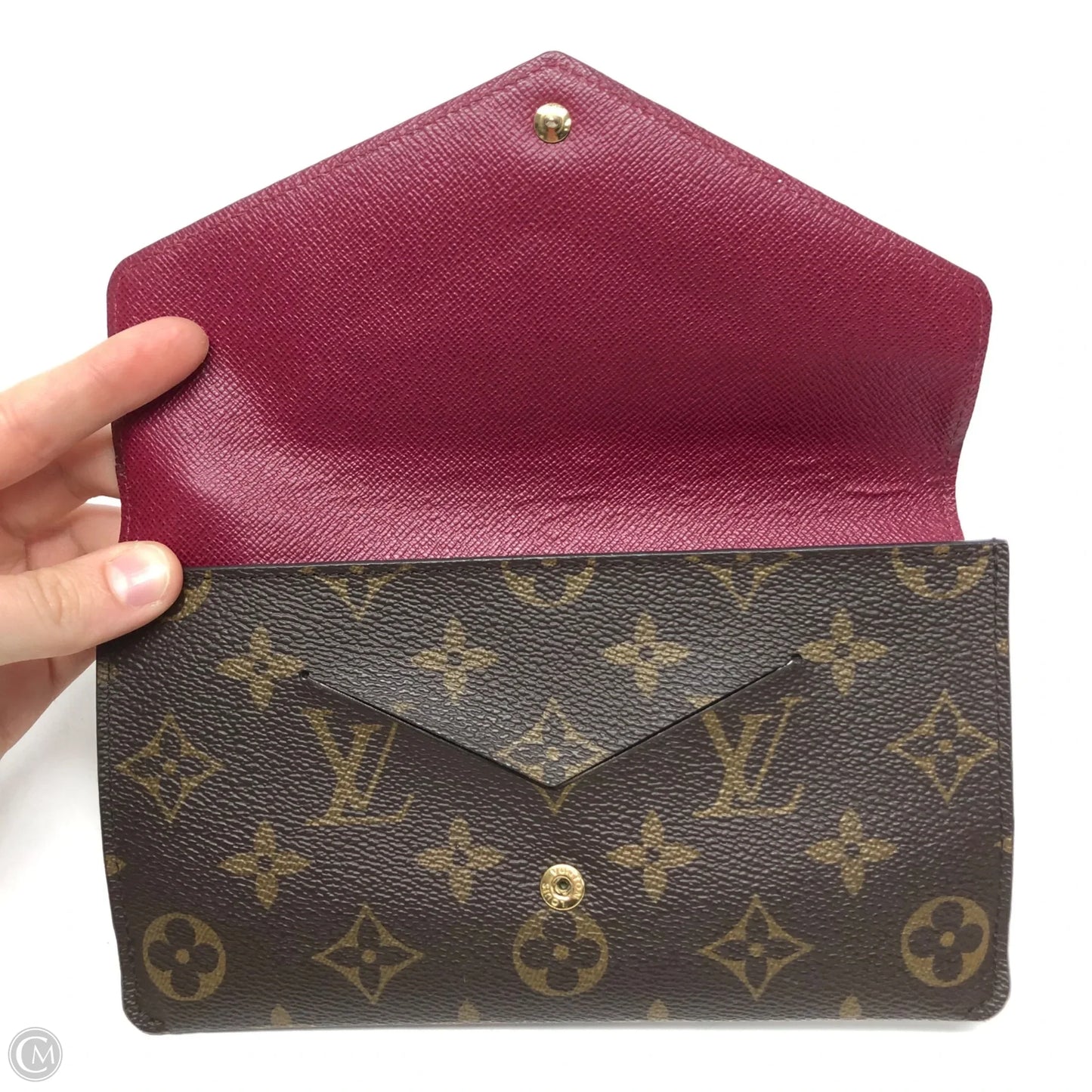 Wallet Luxury Designer By Louis Vuitton, Size: Medium