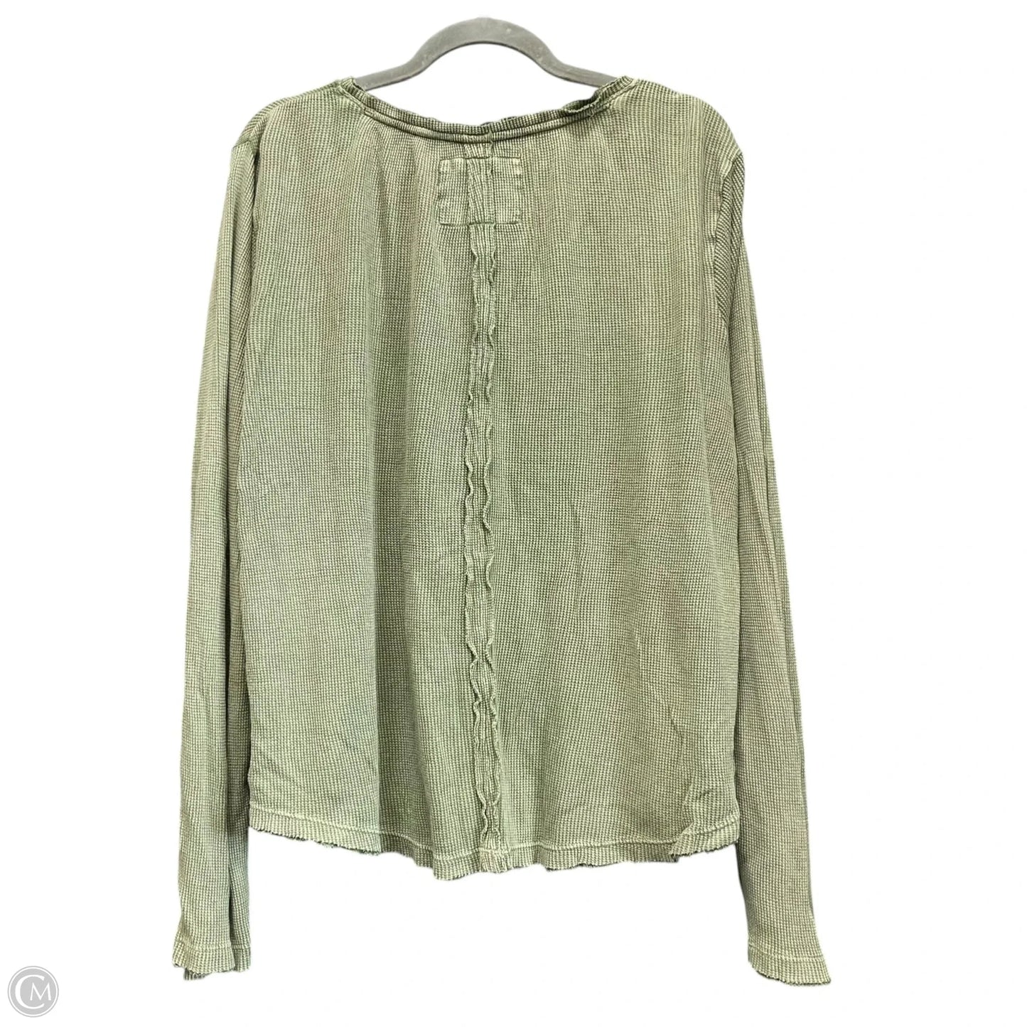 Top Long Sleeve By Pilcro In Green, Size: Xl