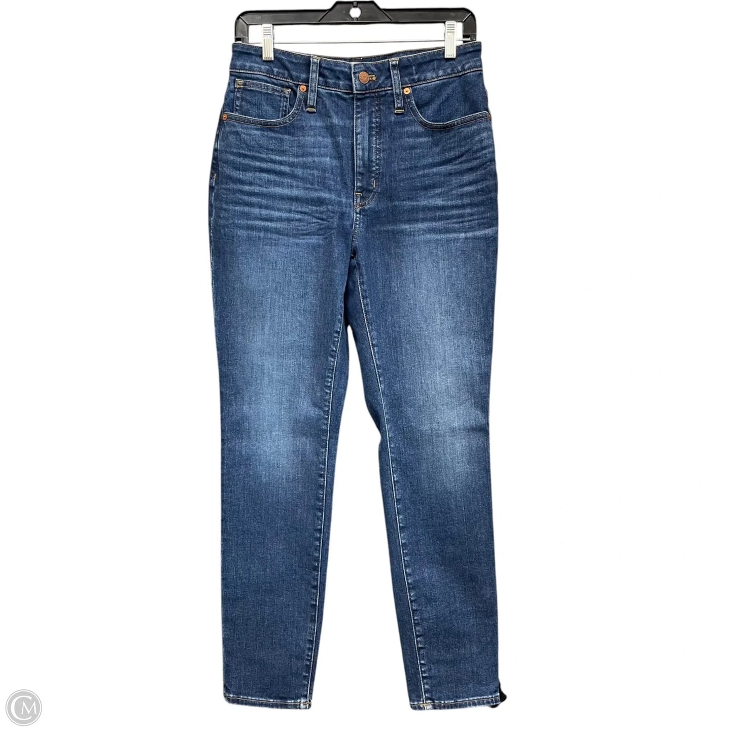 Jeans Skinny By Madewell In Blue Denim, Size: 8