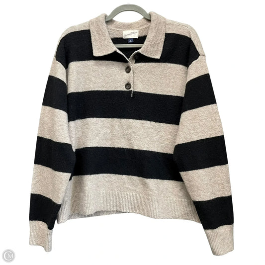 Sweater By Universal Thread In Black & Cream, Size: Xl
