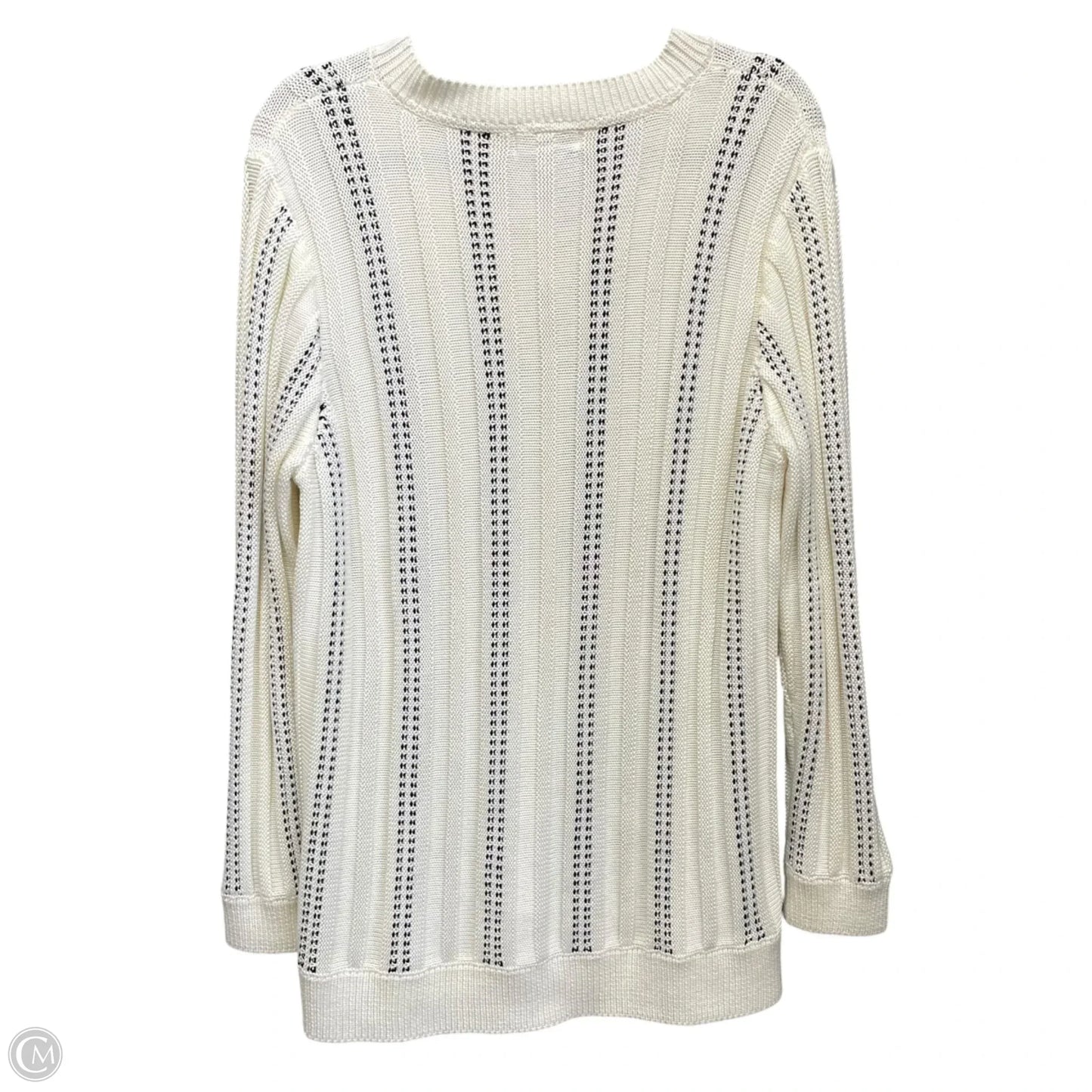 Sweater By Calvin Klein In Cream, Size: M