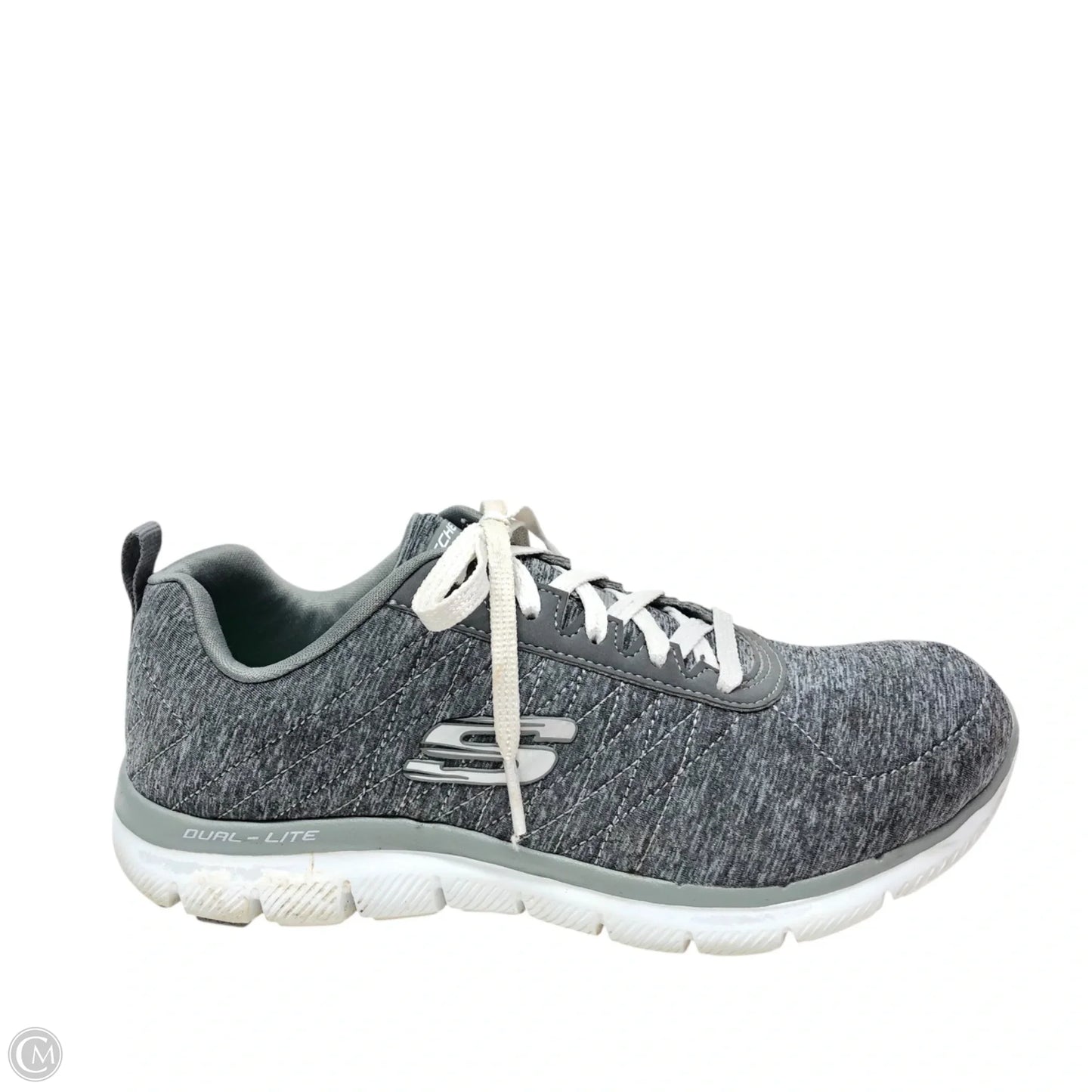 Shoes Sneakers By Skechers In Grey, Size: 6