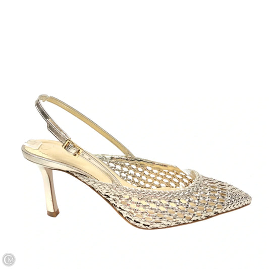 Shoes Heels Stiletto By Jessica Simpson In Gold, Size: 7.5