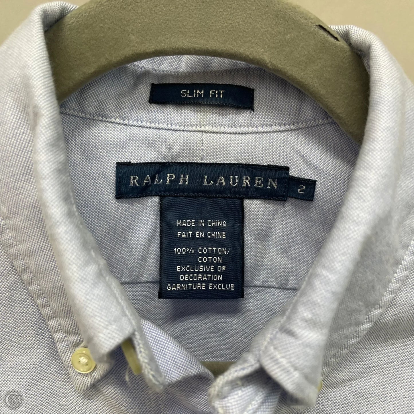 Top Long Sleeve By Ralph Lauren In Blue, Size: 2