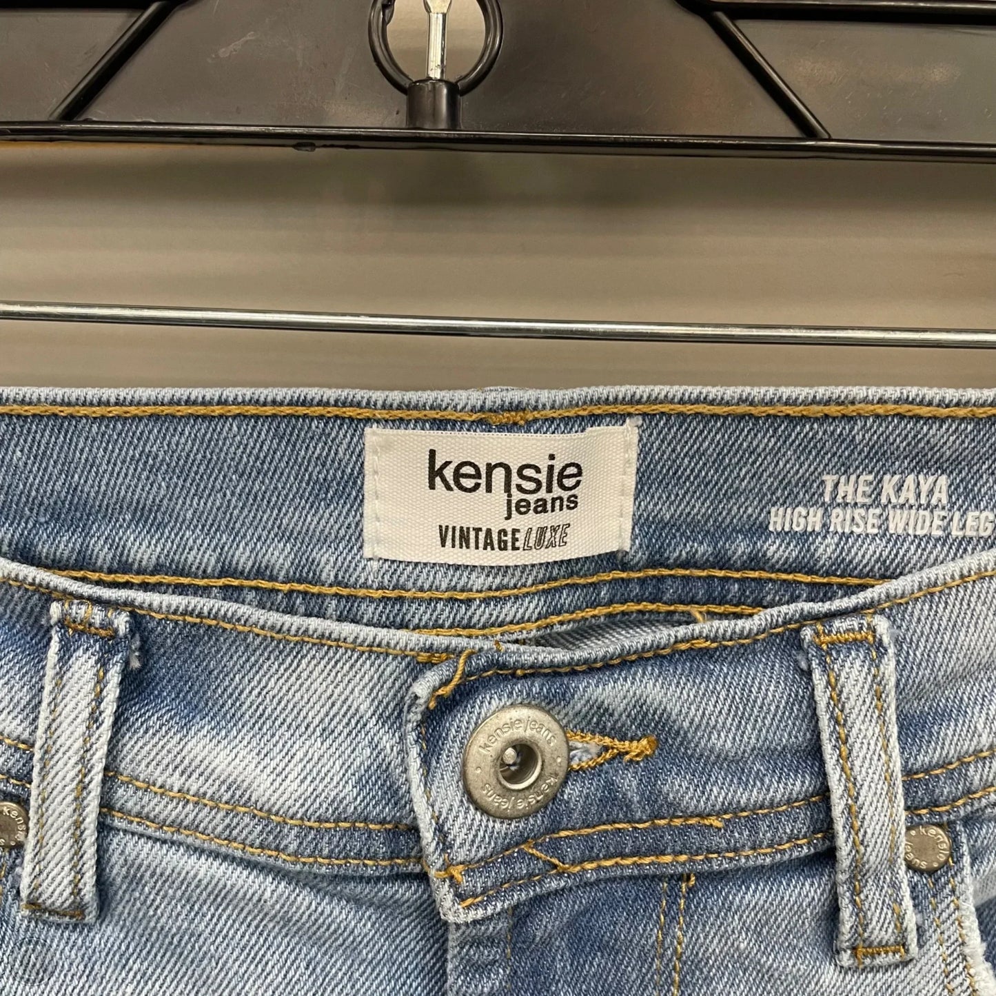 Jeans Wide Leg By Kensie In Blue Denim, Size: 6