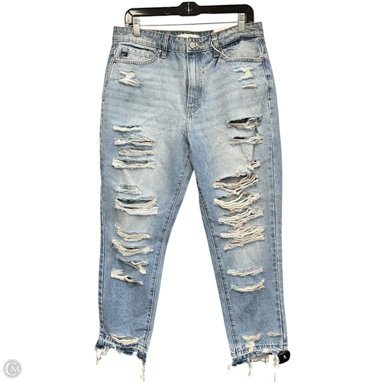 Jeans Boyfriend By Kancan In Blue Denim, Size: 8