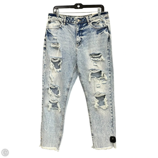 Jeans Boyfriend By Kancan In Blue Denim, Size: 8