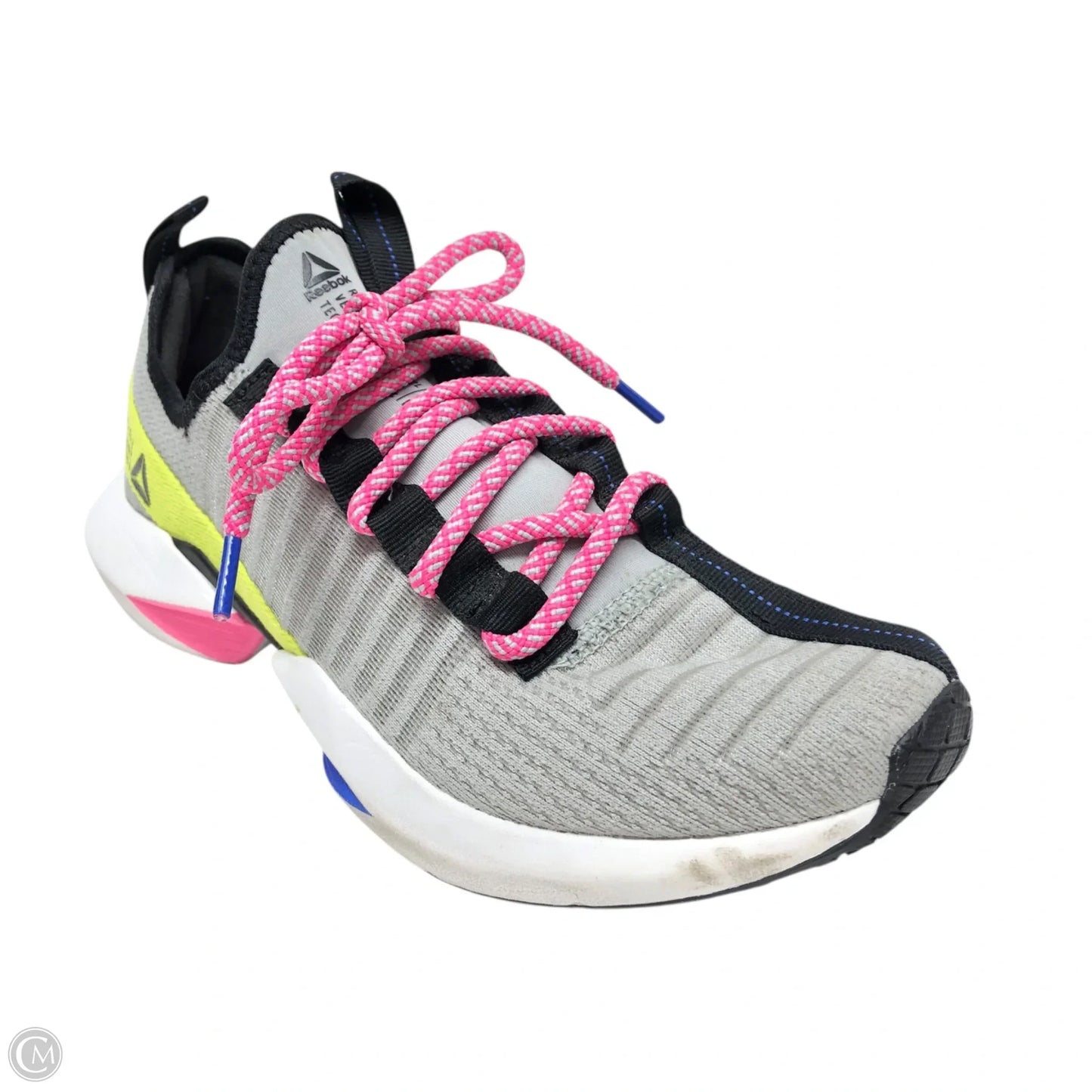 Shoes Athletic By Reebok In Black & Grey, Size: 9