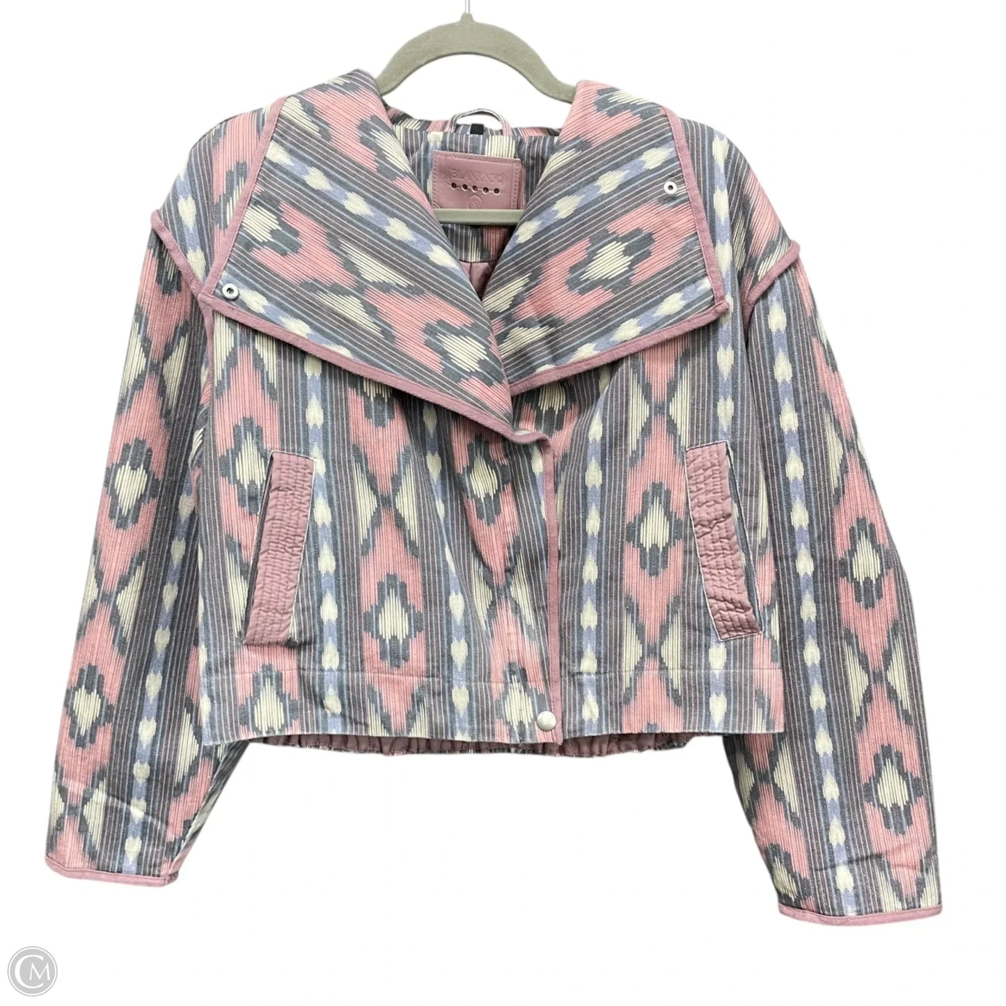 Jacket Moto By Blanknyc In Blue & Pink, Size: S