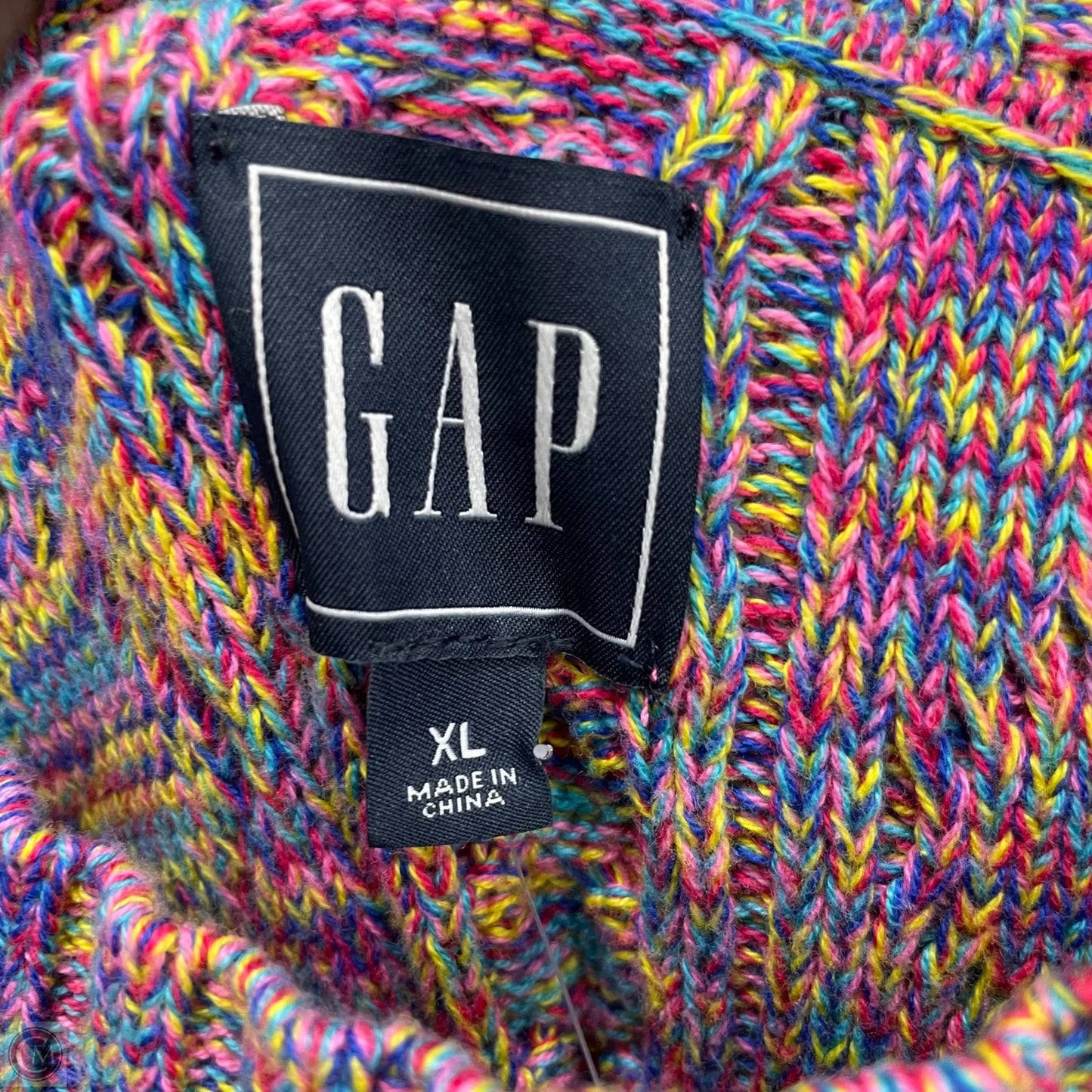 Sweater By Gap In Multi-colored, Size: Xl